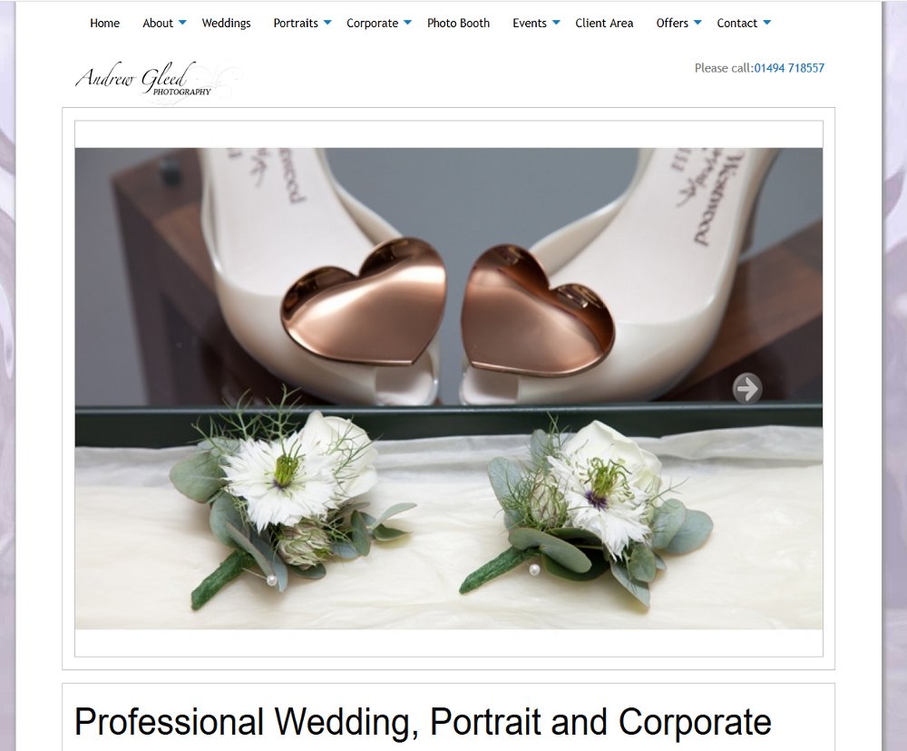 Gleed Photography home page image